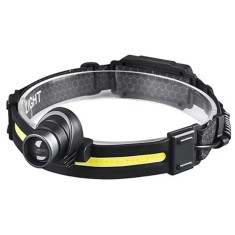 Lanterna frontala profesionala, multifunctionala cu 10 moduri iluminare