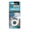 Banda Dublu Adeziva BISON Double Fix, 19mm x 1.5m, Poroasa, Interior, pentru Fixarea Obiectelor pe Suprafete Netede, Banda Lipire Obiecte pe Suprafete