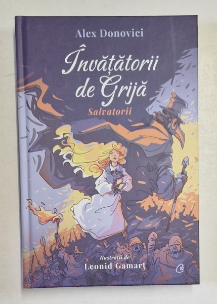 INVATATORII DE GRIJA , SALVATORII , ilustratii de LEONID GAMART , text de ALEX DONOVICI , 2021