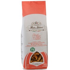 Paste cu turmeric si piper bio fara gluten, 250g Pasta Natura