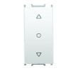 Intrerupator jaluzele cu revenire 1M Thea Optima Panasonic alb P-TO1.J.R
