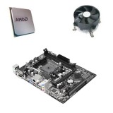 Kit Placa de Baza ASRock FM2A78M-HD+, AMD Quad Core A8-6600K, Cooler
