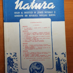 revista natura septembrie-octombrie 1957-geologie,geografie,botanica si zoologie