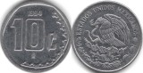 Mexic 1996 - 10 centavos, circulata