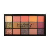 Paleta fard de ochi, Technic, Cinnamon Swirl, 15 culori