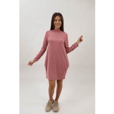 ROCHIE MIDI GOGOSAR MANECA LUNGA CU BUZUNARE AXINA TALIE UNICA Roz