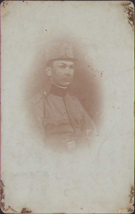 HST P138 Poza militar voluntar 1906 IR 43 Caransebeș