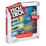 Set 6 mini placi skateboard, Tech Deck, Bonus Pack, Girl
