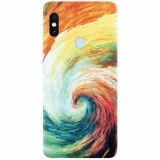 Husa silicon pentru Xiaomi Redmi S2, Big Wave Painting