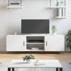 VidaXL Comodă TV, alb, 150x30x50 cm, lemn compozit 829092