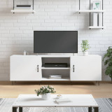 VidaXL Comodă TV, alb, 150x30x50 cm, lemn compozit