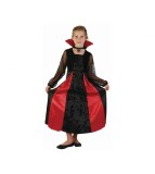 Costum carnaval Devil Vampire pentru fete, marime 110/120 cm ( 4-6 ani)