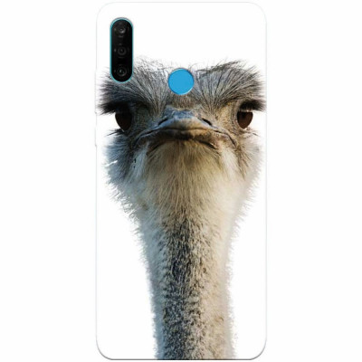 Husa silicon pentru Huawei P30 Lite, Emu foto