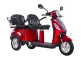 Triciclu electric ZT-18 TRILUX, motor 1000W, 60V 20Ah, model cu 2 persoane, viteza 25km/h, autonomie 60km, NU necesita permis de conducere - Roșu