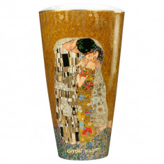 Vaza Portelan h 20 cm The Kiss Gustav Klimt, cod 266089 foto