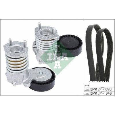 Set curea transmisie Ford Focus 2 (Da Hcp Dp) 07.04-09.13, Kuga I 02.08-11.12; Volvo C30 (533) 09.06-12.13, C70 2 Convertible (542) 03.06-12.13, S40 foto
