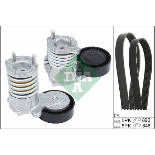 Set curea transmisie Ford Focus 2 (Da Hcp Dp) 07.04-09.13, Kuga I 02.08-11.12; Volvo C30 (533) 09.06-12.13, C70 2 Convertible (542) 03.06-12.13, S40