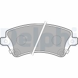 DELPHI LP1737 set placute frana,frana disc