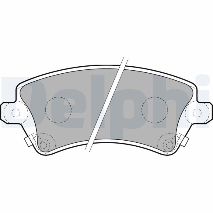 DELPHI LP1737 set placute frana,frana disc