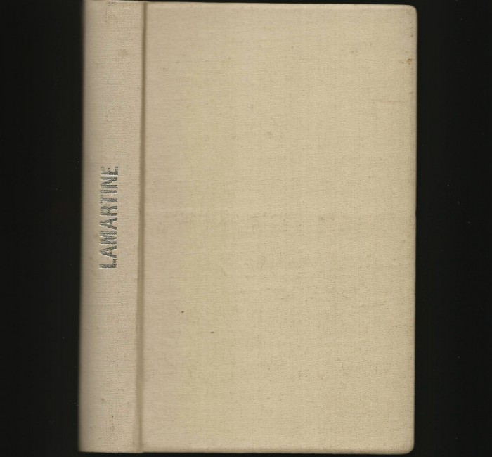 LAMARTINE - CARTE &Icirc;N FRANCEZĂ