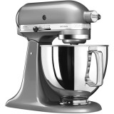 Mixer cu bol KITCHENAID Artisan 5KSM125ECU, 4.8l, 300W, 10 trepte viteza, gri inchis