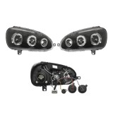 Set faruri VW Golf 5 (1k), 10.2003-05.2009, Jetta/Golf Kombi (1k5/1km), 09.2005-09.2010, partea Stanga+Dreapta, Tuning, Fata, Lampa de parcare pe fib