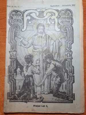 revista asociatiei fratia ortodoxa romana-septembrie octombrie 1937-pentru copii foto