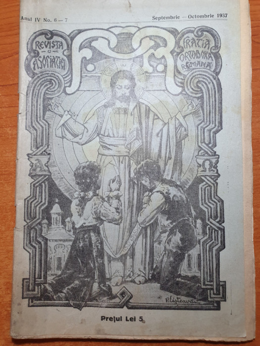 revista asociatiei fratia ortodoxa romana-septembrie octombrie 1937-pentru copii