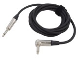 Cablu Audio Jack 6.3mm 3m Mufă Dreaptă și &Icirc;n Unghi