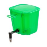 Adapatoare pentru iepuri Kerbl 500ml plastic verde cu sistem suspendare custi plasa metalica