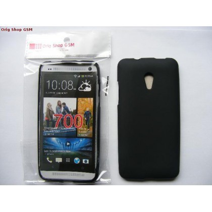 Husa Silicon TPU HTC Desire 700 Negru bulk