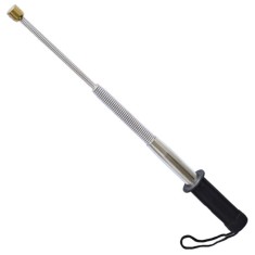 Baston Arc Telescopic de Autoaparare cu 3 Elementi si Maner din Cauciuc