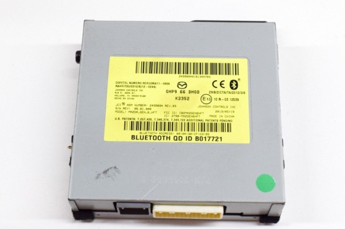Modul de control Bluetooth MAZDA 6 Estate GJ, GL 2013 OEM: GHP966DH0D,10R-0312539 21467839