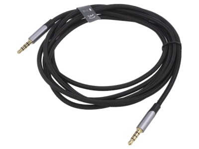 Cablu Audio Jack 3,5mm 4pin Aurit foto