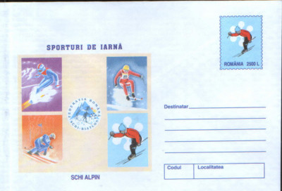Intreg pos.plic nec.2001- Sporturi de iarna - Schi alpin foto