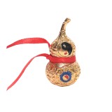 Cumpara ieftin Wu Lou din metal auriu cu Yin si Yang