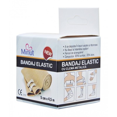 BANDAJ ELASTIC MINUT 5CM*4,5M foto