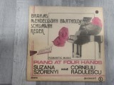 Romantic music.Lucrari pentru pian la patru maini: Brahms,Bartholdy,Schumann