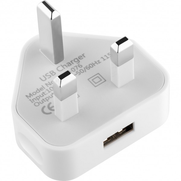 Incarcator Retea OEM UK, 5W, 1A, 1 x USB-A, Alb