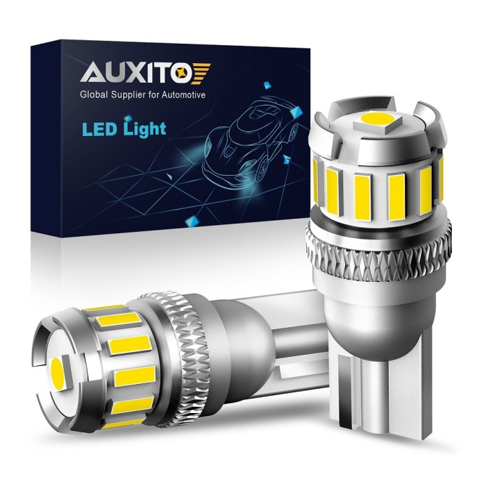 Set 2 becuri led auto T10 W5W CANBUS lumina alba 6500K, pentru pozitie etc