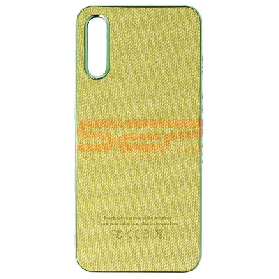 Toc TPU Leather Denim Samsung Galaxy A70 Green foto