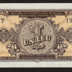 Romania, 1 leu 1952 aUNC plus_h7 134807