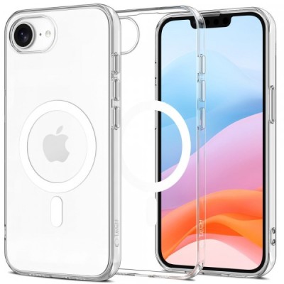 Husa MagSafe pentru Apple iPhone 16e, Tech-Protect, Flexair, Transparenta foto