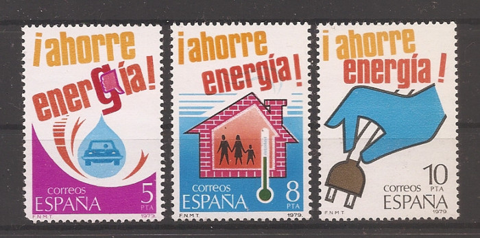 Spania 1979 - Economisirea energiei, MNH