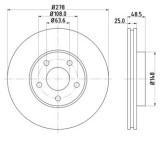 MTR 12108521 Disc frana