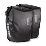 Set 2 genti bicicleta Thule Shield Pannier 25L impermeabile, negre