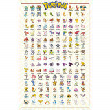 Poster Maxi Pokemon - 91.5x61 - Kanto 151 English