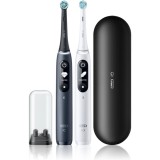 Oral B iO7 periuta de dinti electrica cu sac DUO Black &amp; White 2 buc