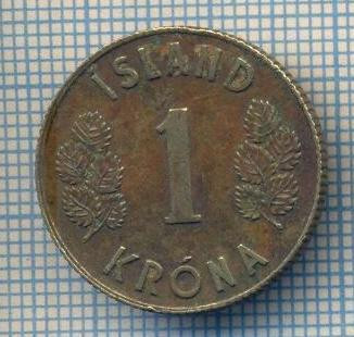 AX 264 MONEDA - ISLANDA - 1 KRONA -ANUL 1970 -STAREA CARE SE VEDE foto