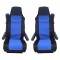 2 x Huse pentru Mercedes Actros Atego Axor Camioane Negru Albastru Textile